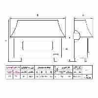 بخاری گازی شومینه ای نیک کالا مدل زرین MC28