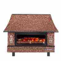 بخاری گازی شومینه ای نیک کالا مدل زرین MC28