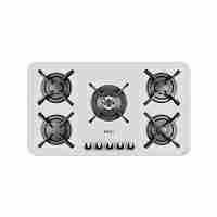 اجاق گاز صفحه ای میکس پلاس باردیک 5ش شیشه ای