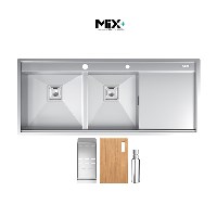 سینک ظرفشویی میکس پلاس مدل D202 لگن راست