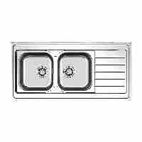 سینک ظرفشویی میکس پلاس مدل 2072 لگن چپ